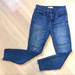 Madewell high riser skinny